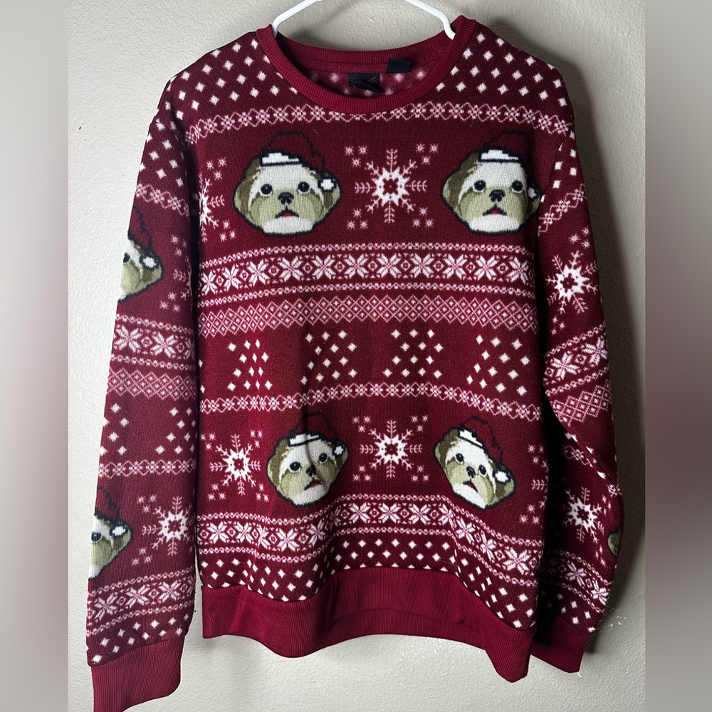 Red Christmas Dog Sweater